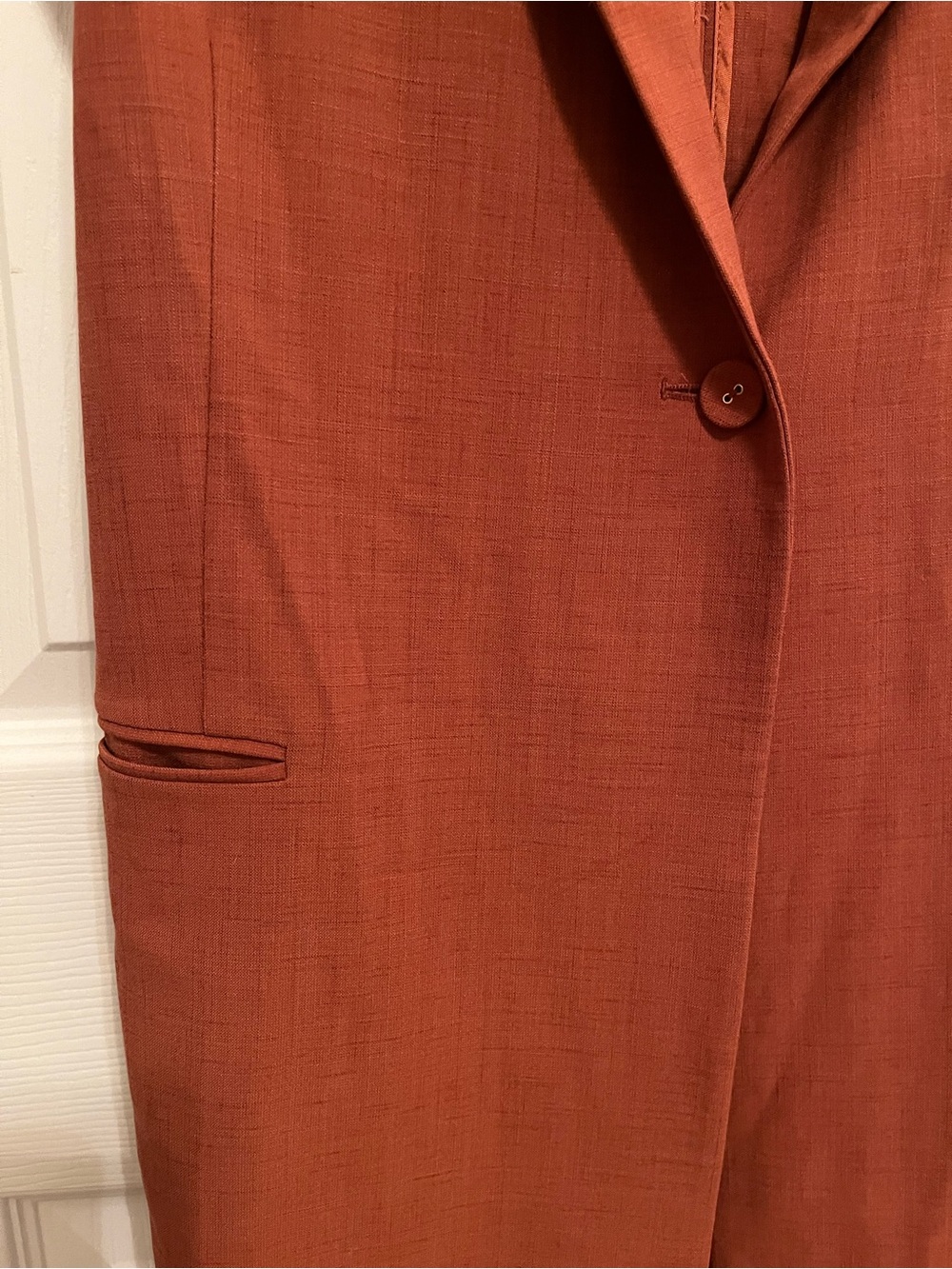 NWT BCBGMAXAZRIA Tiger Eye Belted Long Vest – Size L - Picture 7 of 16